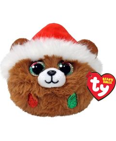 Figurka Teka Beanie Balls Pudding - świąteczny miś Figūriņas un varoņi