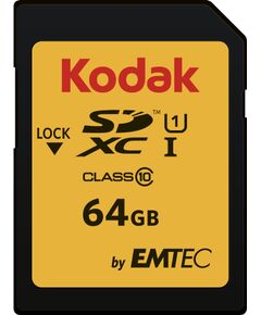 Kodak 650X SDXC 64 GB Class 10 UHS-I/U3  (EKMSD64GXC10HPRK) Новинки Компьютерная техника
