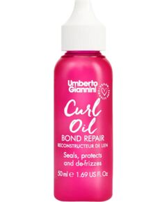 Umberto Giannini, Curl Oil Bond Repair, Silicone-free, Hair Oil Treatment, Frizz Control & Moisturising, 50 ml Matu kopšana