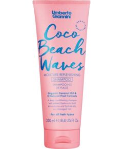 Umberto Giannini, Coco Beach Waves, Hair Shampoo, Hydrating, 250 ml Шампуни