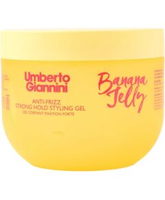 Umberto Giannini, Banana Jelly, Hair Styling Gel, Anti-Frizz & Curl Definition, Strong, 475 ml Уход за волосами