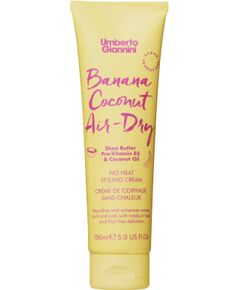 Umberto Giannini, Banana Coconut Air-Dry, Hair Styling Cream, Medium, 150 ml Уход за волосами