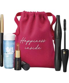 Set Lancome: Hypnose, Volumizing, Mascara, 01, Noir Hypnotic, 6.2 ml + L'Absolu Rouge, Cream Lipstick, 274, French Tea, 1.6 g *Miniature + Le Crayon Khol, Kohl, Kajal Eye Pencil, 1, Noir, 1.14 g *Miniature + Bi-Facil, Makeup Remover Lotion, 30 ml Dekoratīvā kosmētika
