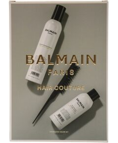 Set Balmain Professionnel: Balmain Professionnel, Butane, Hair Spray, For Volume, Light Hold, 200 ml + Balmain Professionnel, Hair Styling Mousse, For Styling, Strong Hold, 300 ml + Balmain Professionnel, Hair Brush, Black Уход за волосами