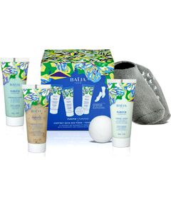 Baija Paris Set Baija: Purifie, Cleansing & Exfoliating, Foot Scrub, 30 ml + Purifie, Cleansing & Exfoliating, Scrub Mask, For Feet, 30 ml + Purifie, Hydrating, Foot Cream, 30 ml + Purifie, Relaxing & Revitalising, Bath Bomb, 60 g + Purifie, Ankle Socks Косметика для тела