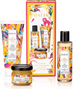 Baija Paris Set Baija: Lost Paradise, Hydrating, Body Cream, Daily, 75 ml + Lost Paradise, Cleansing & Hydrating, Shower Gel, For All Skin Types, 100 ml + Lost Paradise, Cleansing & Exfoliating, Body Scrub, 70 g Косметика для тела