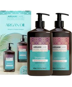 Set Arganicare: Argan Oil & Shea Butter, Hair Shampoo, Repairing & Moisturising, 400 ml + Argan Oil & Shea Butter, Hair Conditioner, Repairing & Moisturising, 400 ml Уход за волосами