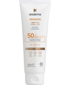Sesderma, Repaskin, Protecting & Repairing, Before Sun Exposure, Fluid, SPF 50, 200 ml Ķermeņa kosmētika
