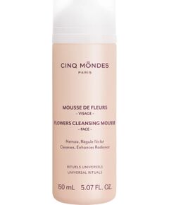 Cinq Mondes, Flowers, Boosts Radiance, Cleansing Foam, 150 ml Sejas kopšana