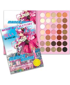 Rude Cosmetics, Manga Anime Book 2, Eyeshadow Palette, 35 Shades Dekoratīvā kosmētika