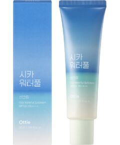 Ottie, Cica Waterful, Hydrating, UV Protection, Sunscreen Cream, For Face, SPF 50+, 50 ml Ķermeņa kosmētika