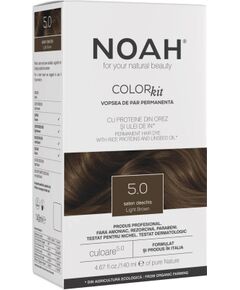 Noah, Permanent Hair Colour, Permanent Hair Dye, 5.0 Light Brown, 140 ml Matu kopšana