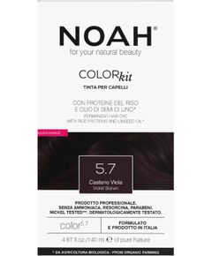 Noah, Permanent Hair Colour, Permanent Hair Dye, 5.7 Violet Brown, 140 ml Matu kopšana