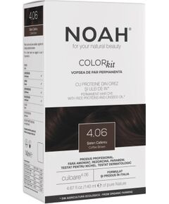 Noah, Permanent Hair Colour, Permanent Hair Dye, 4.06 Brown Chestnut, 140 ml Matu kopšana