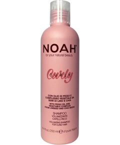 Noah, Curly, Hair Shampoo, Volumizing & Defrizzing, 250 ml Šampūni