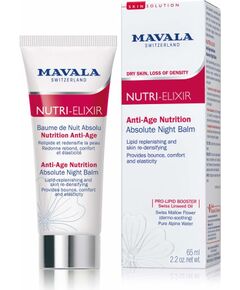 Mavala, Nutri-Elixir, Nourishing & Revitalising, Night, Balm, For Face, 65 ml Sejas kopšana