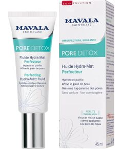 Mavala, Pore Detox, Hydrating & Mattifying & Detoxifying & Refreshing, Day & Night, Fluid, For Face, 45 ml Ķermeņa kosmētika