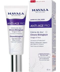 Mavala, Anti-Age Pro, Hydrating, Anti-Wrinkle & Protecting, Day, Cream, Face & Eyes, 45 ml Sejas kopšana