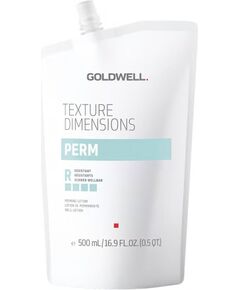 Goldwell, Texture Dimensions Perm R, Hair Perm Lotion, Waves, For Normal To Resistant Hair, 500 ml Уход за волосами