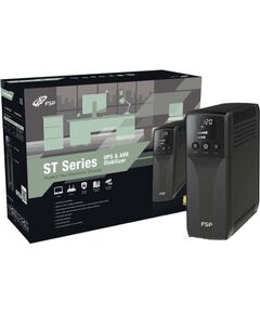Fortron FSP ST 1500 Black 1500VA 900W 8x IEC C13 AVR Line-Interactive UPS UPS стабилизаторы напряжения