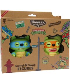 P.m.i. Kids World FUGGLER S2 SWAP & STYLE FIGURES - 2 PACK (LEONARDO & MICHELANGELO) Фигурки и герои
