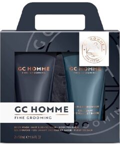 Tabac Set The Luxury Bathing Company: GC Homme, Cleanse & Scrub, Body Sponge + GC Homme, Cleansing & Refreshing, Shower Gel, For All Skin Types, 50 ml + GC Homme, Citrus & Aromatic, Shower Gel & Shampoo 2-In-1, 50 ml For Men Духи и косметика
