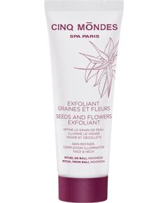 Cinq Mondes, Seeds and Flowers, Brightening, Exfoliating Cream, 150 ml Ķermeņa kosmētika
