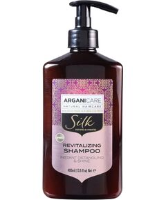 Arganicare, Silk Protein, Hair Shampoo, Hydrating & Nourishing, 400 ml Šampūni