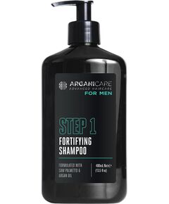 Arganicare, Men Step 1, Organic, Hair Shampoo, Strengthening & Anti-Hair Loss, 400 ml Шампуни