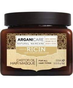 Arganicare, Ricin, Hair Treatment Cream Mask, For Growth Stimulation, 500 ml Matu kopšana
