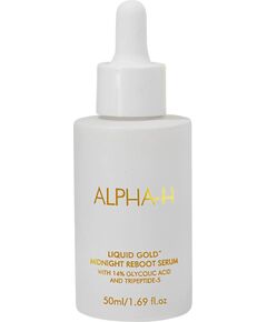 Alpha-H, Midnight Reboot, Exfoliating, Firming, Brightening, Night, Serum, For Face, 50 ml Косметика для тела