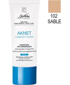 BioNike, Comfort Cover, Matte & Covering, Liquid Foundation, 102, Sable, SPF 30, 30 ml Kосметические средства