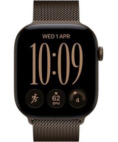 Apple Watch 12, 46 mm, GPS+5G, aluminium, Milanese Loop, M/L, dark bronze / dark bronze - Smartwatch Smart-Watch Умные часы