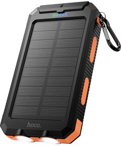 External battery Power Bank Hoco J164 Solar 10W 8000mAh black Power Banks