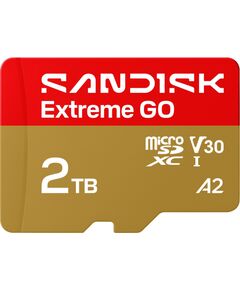 SanDisk Extreme Go 2 TB - A2 / Video Class V30 / UHS-I U1 - microSDHC UHS-I Jaunumi - Datori