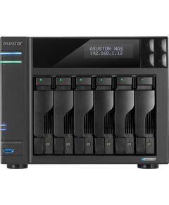 Asustor LOCKERSTOR 6 AS6706T 6-bay, Intel Celeron N5105  2.0GHz, 16GB RAM DDR4. 4x M.2 PCIe (NVMe), 2x 2.5 GbE. 2x USB 3.2. HDMI 2.0b, 1x PCIe Новинки Компьютерная техника