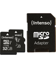 Intenso microSD Card UHS-I 32GB SDHC Premium double pack Jaunumi - Datori