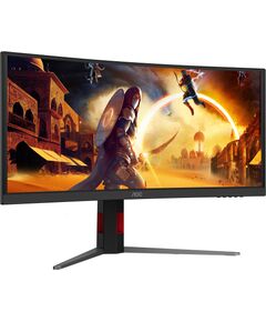 AOC CU34G4ZCA (86.4 cm (34 inches), black, WQHD, Fast-VA, curved, USB hub, 250Hz panel) Monitori