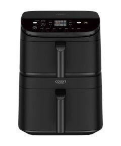 Cosori Canon hot air fryer Turbo Tower Air CAF-DC121-ADER black, 2,630 watts, 2 baskets with 4.3 & 6.5 liters Жидкие котлы