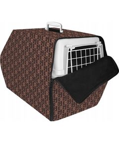 Chaba CHABA OCIEPLACZ NA TRANS.3/BROWN FASHION 62x42x40cm Suņu un kaķu transport somas