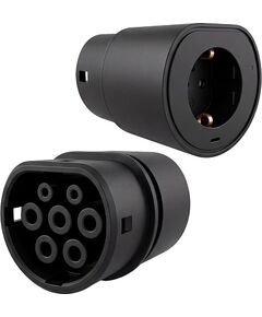 Hismart V2L Discharge Adapter Type 2 to EU Schuko Socket Elektro Auto lādēšanas piederumi