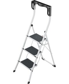 Hailo Складная скамья-ступенька K75 StandardLine / алюминий / 3 ступени, безопасная ручка Лестницы / подмости