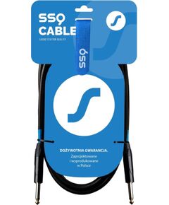 SSQ JMPJMP6 SS-1450 Cable Jack Mono - Jack Mono 6 m Black Dažādi vadi