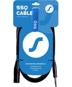 SSQ JSXM10 SS-1462 Cable Jack Stereo - XLR 3-pin Male 10 m Black Dažādi vadi