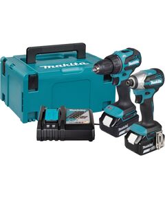 Akumulatora instrumentu komplekts Makita DLX2577TJ; 18 V; 2x5,0 Ah akum. Наборы электроинструментов