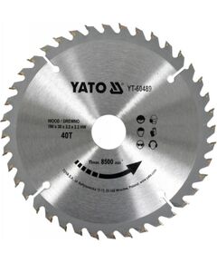 Griešanas disks kokam Yato YT-60489; 190 mm; 30 mm Zāģripas