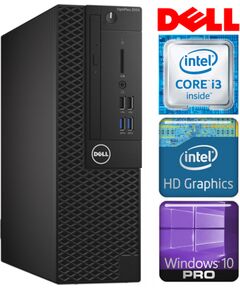 DELL 3050 SFF i3-7100 8GB 256SSD M.2 NVME WIN10Pro Atjaunoti personālie datori
