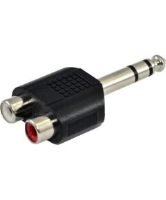 SSQ HA7 - Adapter, 2 x  RCA female - 6,3 mm stereo jack Mikrofoni