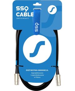 SSQ MIDI3 SS-1419 Cable MIDI (5-pin) - MIDI (5-pin) 3 m Black Dažādi vadi
