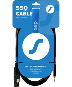 SSQ XLRMi3 - XLR female - Jack stereo 3,5 mm cable , 3 m Dažādi vadi